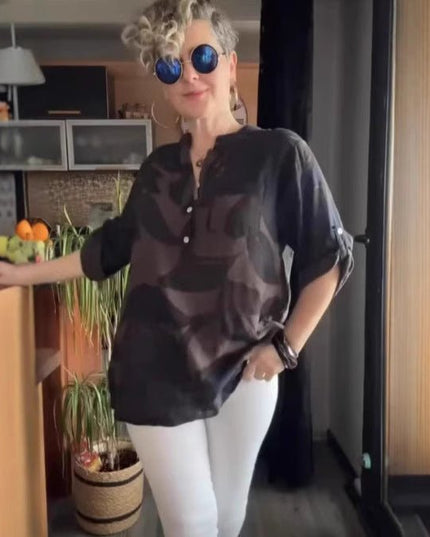 Rita | Relaxed Collar Blouse