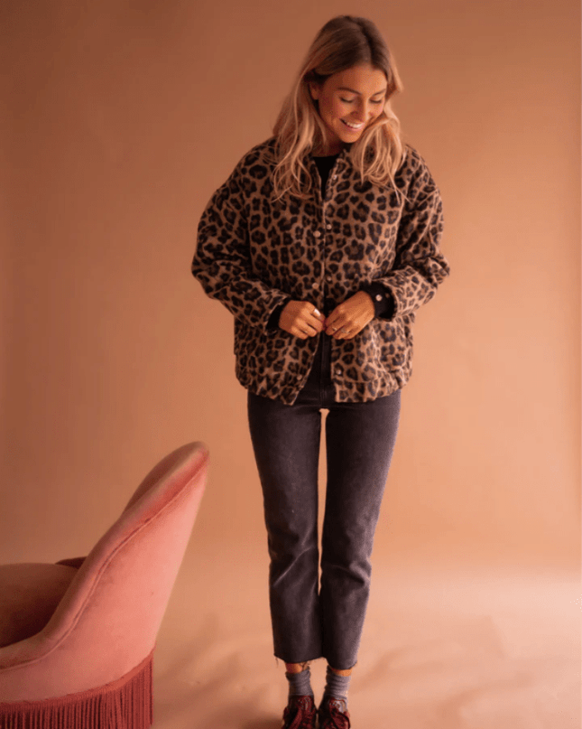 Daena | Luxe Wild Bomber Jacket