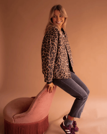 Daena | Luxe Wild Bomber Jacket