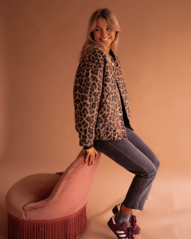 Daena | Luxe Wild Bomber Jacket