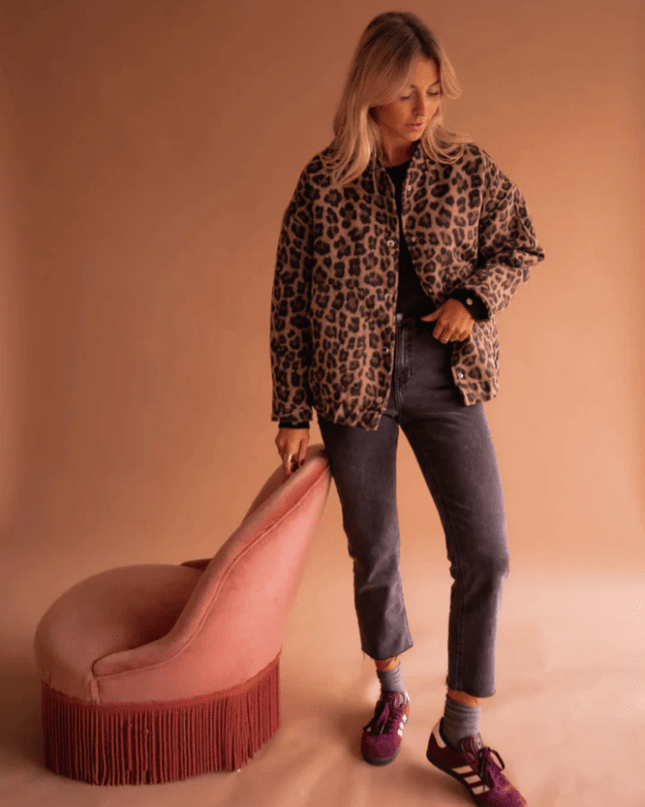 Daena | Luxe Wild Bomber Jacket