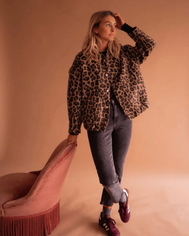 Daena | Luxe Wild Bomber Jacket