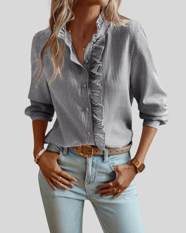 Alina | Elegant Ruffle Blouse