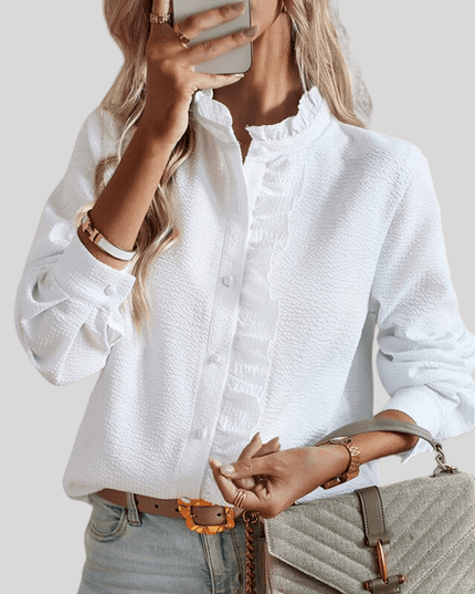 Alina | Elegant Ruffle Blouse