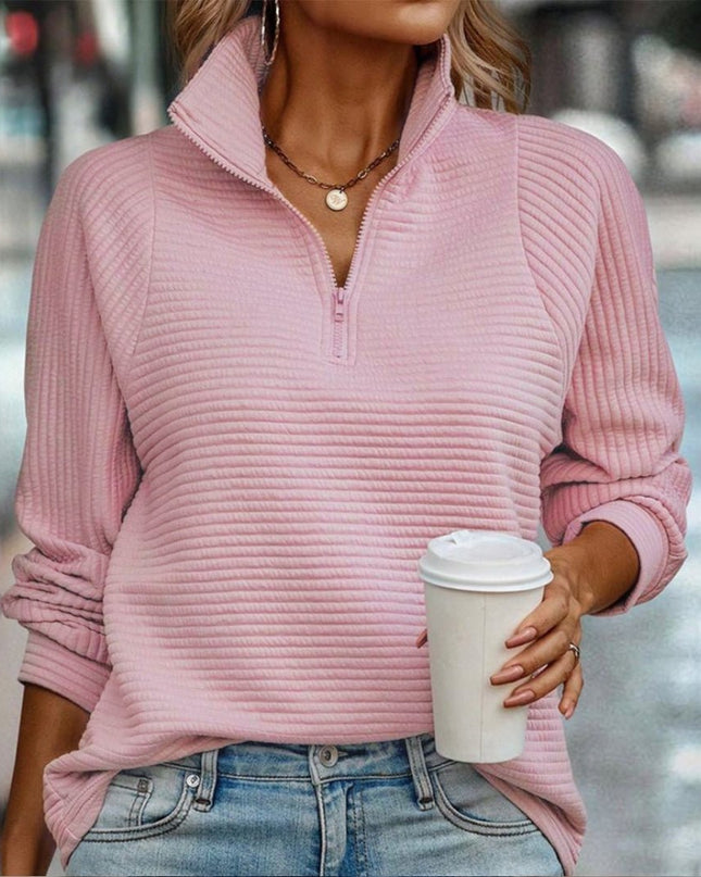Jenica | Chic Half-Zip Pullover