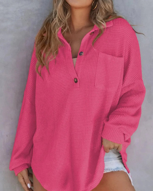 Luisa | Chic Waffle Jacket