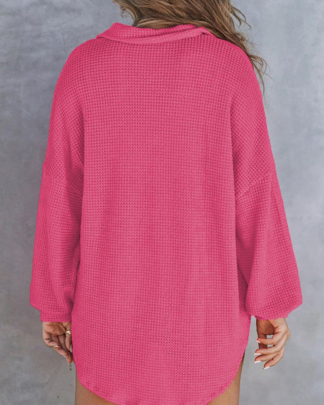 Luisa | Chic Waffle Jacket