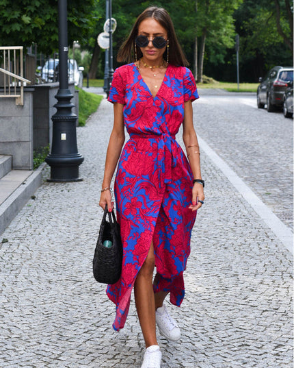 Aureza | Soft Bloom Wrap Dress