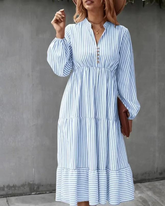 Kaitlyn | Retro Stripe Maxi Dress