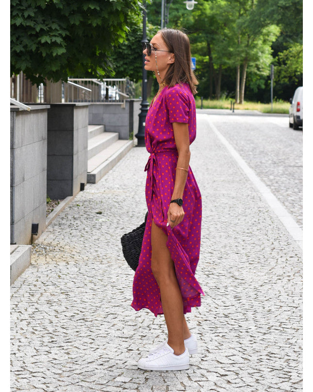 Aureza | Soft Bloom Wrap Dress