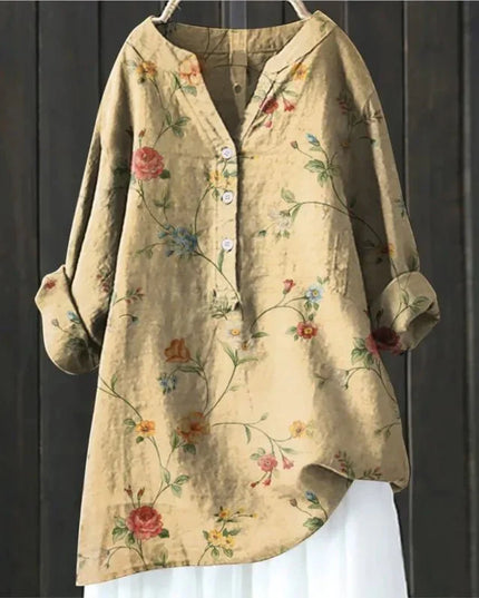 Emilia | Floral Accent Blouse