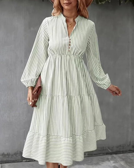 Kaitlyn | Retro Stripe Maxi Dress