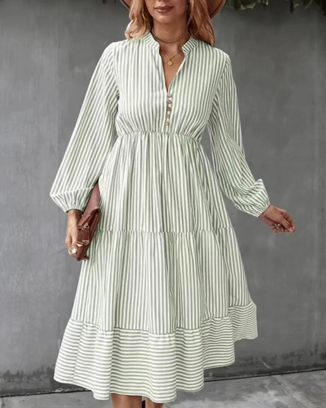 Kaitlyn | Retro Stripe Maxi Dress