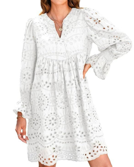 Carmela | Lace Ruffle Midi