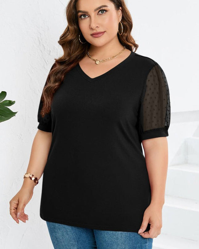 Helena | Sleek V-Neck Blouse