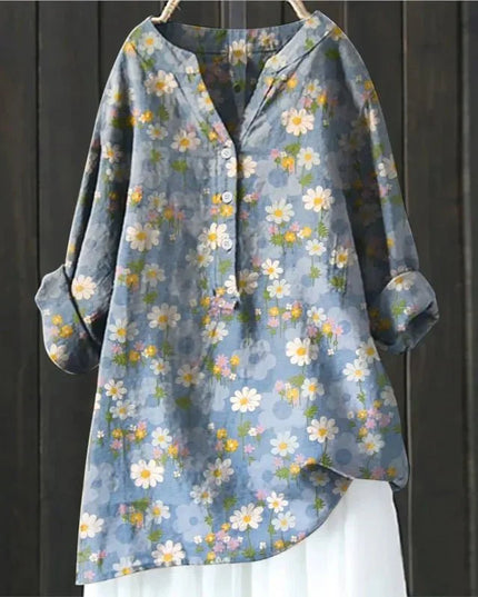 Emilia | Floral Accent Blouse
