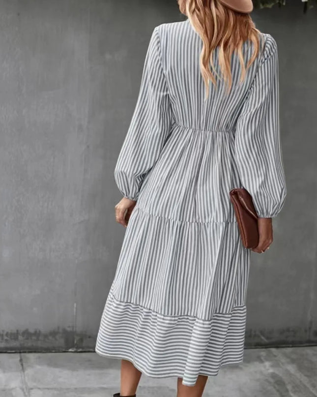 Kaitlyn | Retro Stripe Maxi Dress