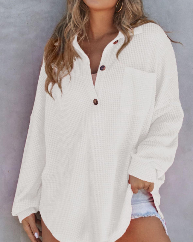 Luisa | Chic Waffle Jacket