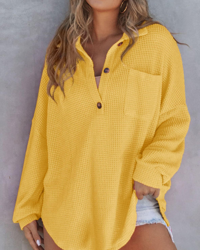 Luisa | Chic Waffle Jacket