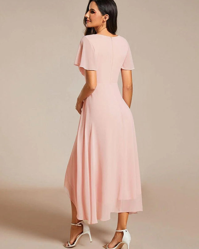 Arah | Ruffled Pleated Dress