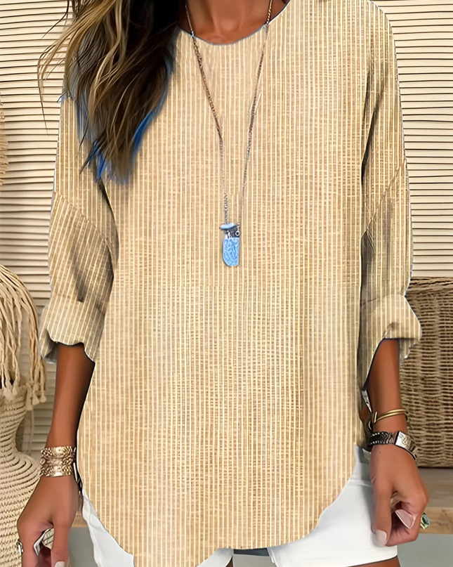Rhea | Trendy Striped Blouse