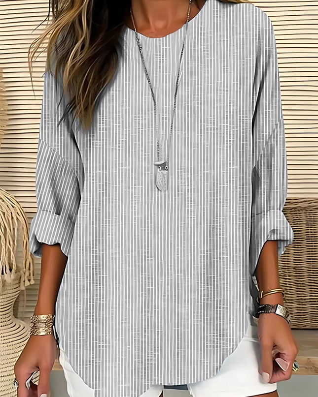 Rhea | Trendy Striped Blouse