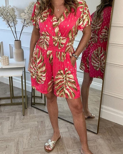 Ariella | Chic Leaf Print