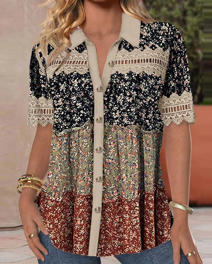 Hillary | Lace Hollow Top