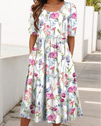 White Floral / S