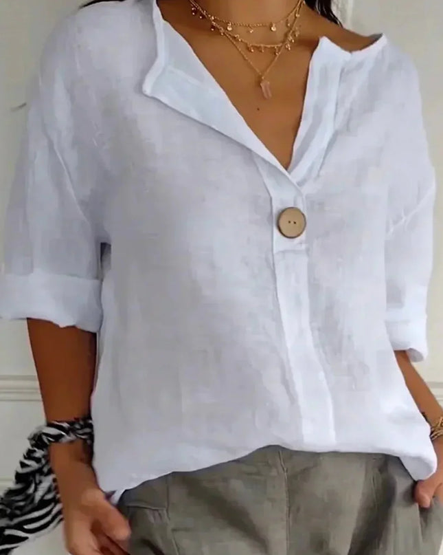 Zamma | Relaxed Linen Top