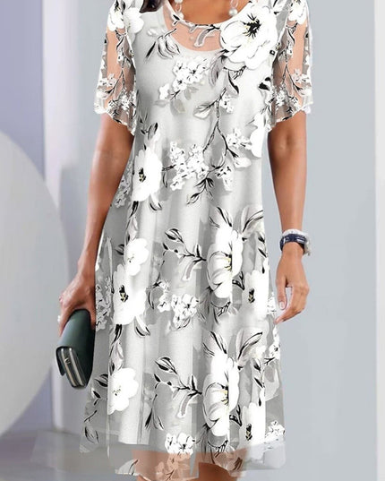 Chandra | Sophisticated Floral Dress