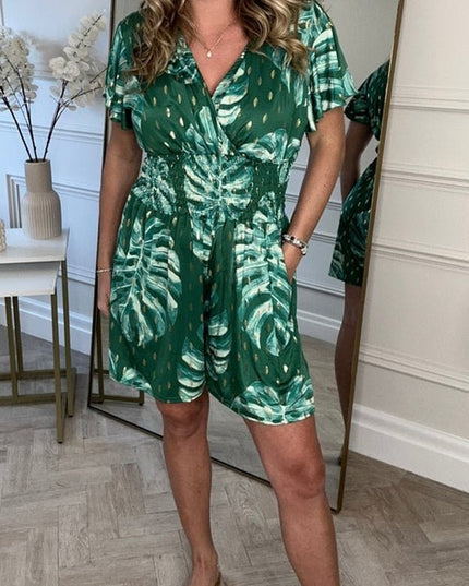 Ariella | Chic Leaf Print