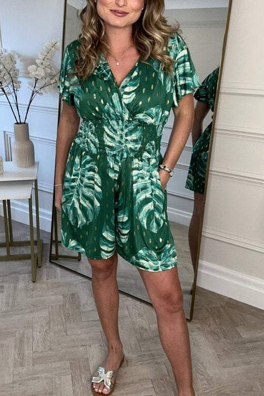 Ariella | Chic Leaf Print