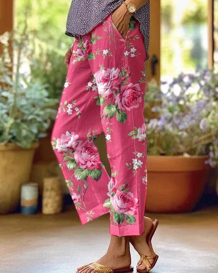 Lilah | Floral Casual Pants