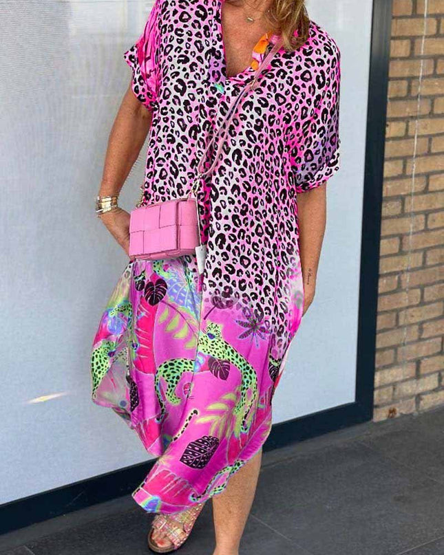 Seraphina | Casual Leopard Print Dress