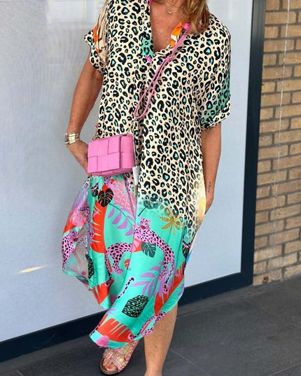 Seraphina | Casual Leopard Print Dress