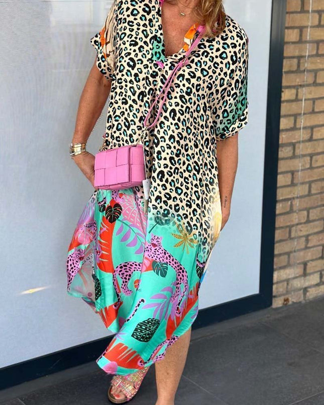 Seraphina | Casual Leopard Print Dress