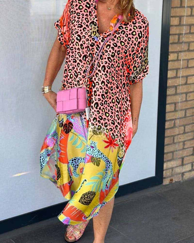 Seraphina | Casual Leopard Print Dress