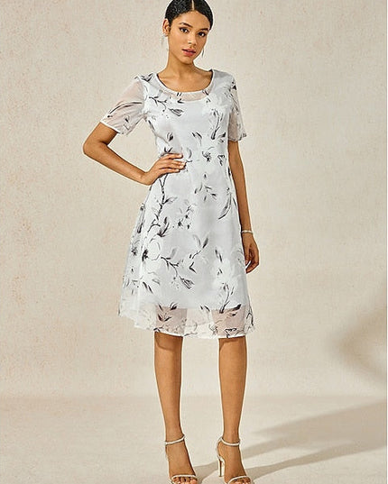 Chandra | Sophisticated Floral Dress