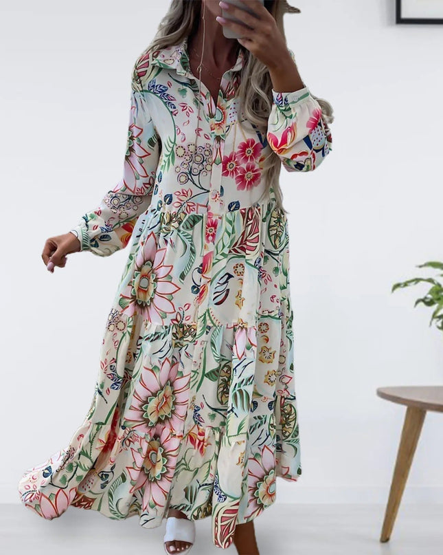 Camillan | Elegant Floral Wrap Dress