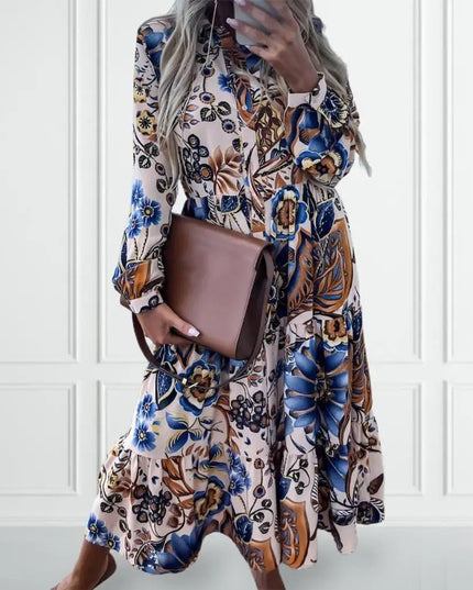 Camillan | Elegant Floral Wrap Dress