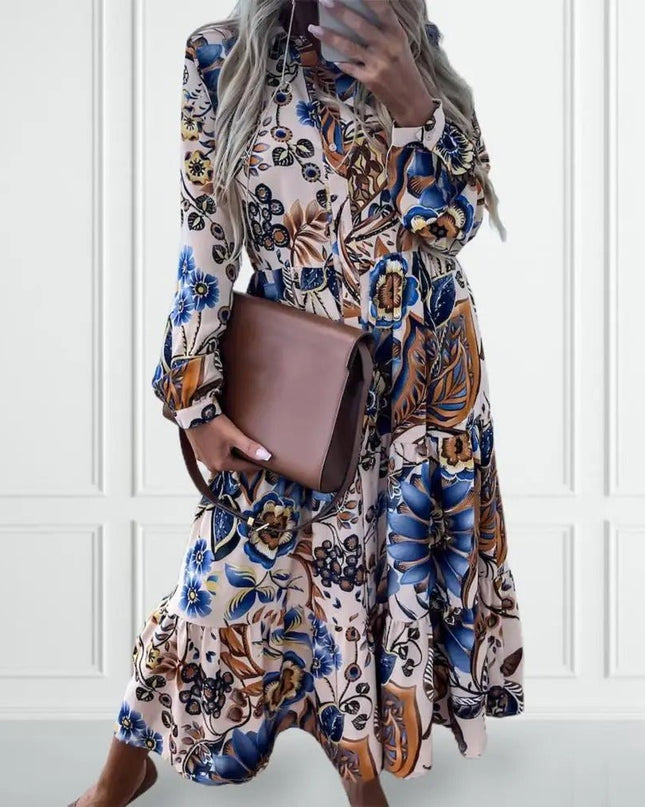 Camillan | Elegant Floral Wrap Dress