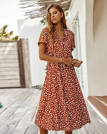Ellano | Davis Elegant Multi-Colour Summer Dress
