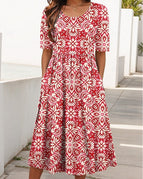 Red Floral / S