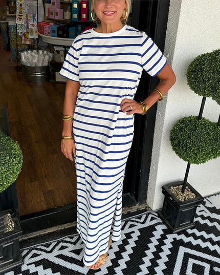 Ivia | Striped Maxi Dress