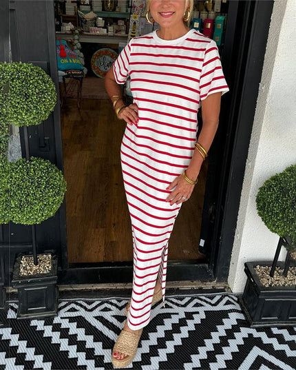 Ivia | Striped Maxi Dress