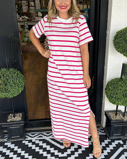 Ivia | Striped Maxi Dress