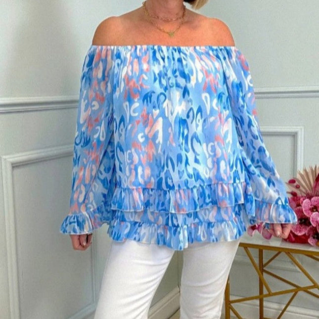 Lucinda | Draped Off-Shoulder Blouse