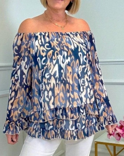 Lucinda | Draped Off-Shoulder Blouse