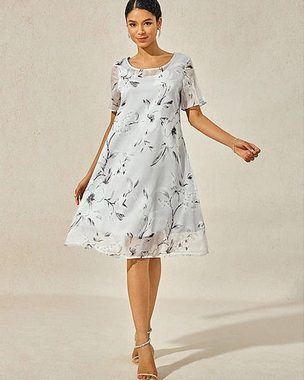 Chandra | Sophisticated Floral Dress